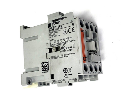 Sprecher + Schuh CS7E-31E 20A Industrial Control Relay, 690V