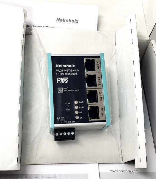 Helmholz 700-850-4PS01 Managed PROFINET Switch, 4 Port
