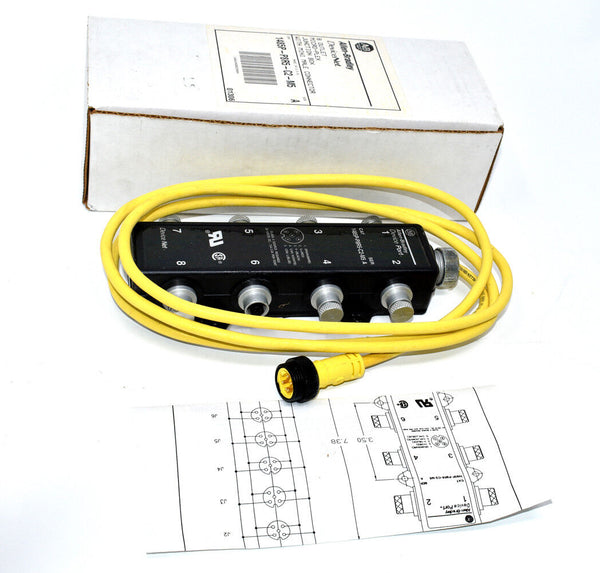 NEW Allen Bradley 1485P-P8R5-C2-M5 8 Outlet Micro Plex Junction Box