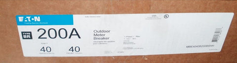 EATON 200A Type BR Outdoor Meter Breaker MBE4040B200BSHH