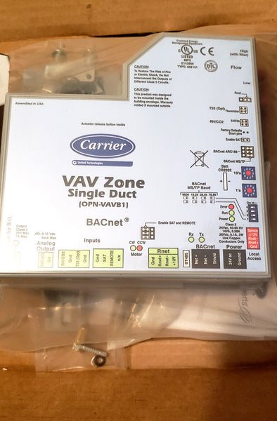 Carrier OPN-VAVB1 | VAV Zone Single Duct - OPN-VAVB1 BACnet | New in Box