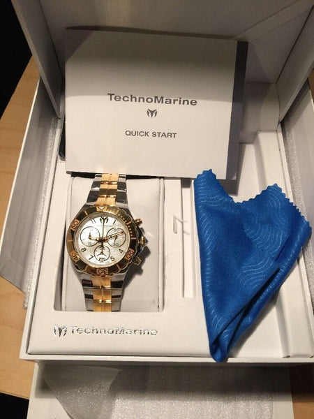 TechnoMarine Women's 714002 Sea Pearl Analog Display Swiss Quartz Silver Watch