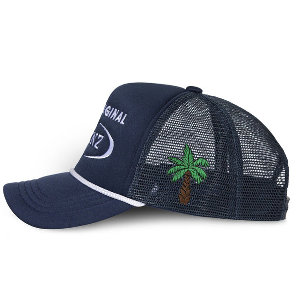 Brinz Hat Outdoor Fishing Baseball Trucker Mesh Cap Adjustable SnapBack PalmTree