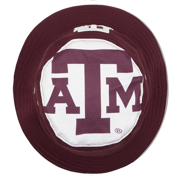 New Era NCAA Texas A&M Training Bucket Hat | Logo Topper One Size Fits Most