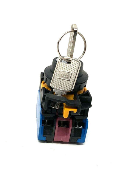 IDEC CW1K-3HE21N1 | 3-Position Key Operated | Selector Switch, 22mm