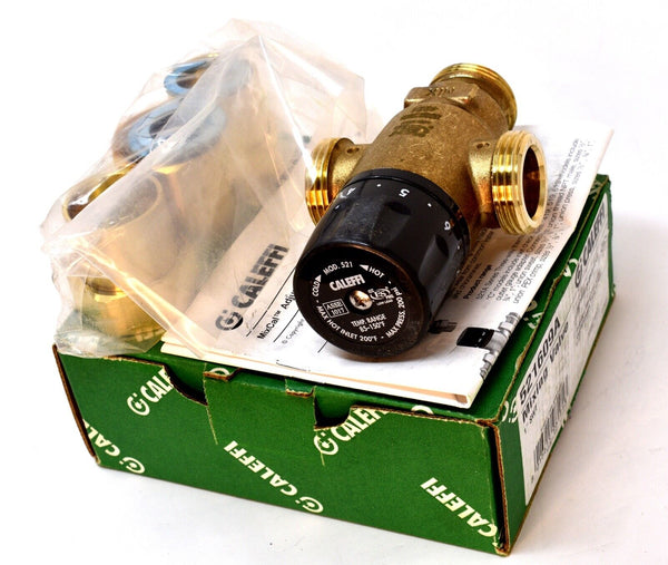 Caleffi 521519AC 3/4" 3-way Thermostatic Mixing Valve