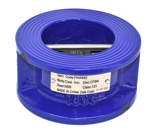 FNW FNW682 Cast Iron Wafer Style Check Valve, 2", NO BOX