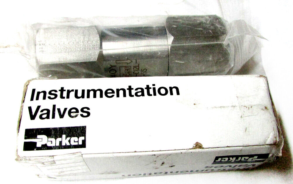 Parker 12F-C12L-1-SS | Stainless Steel In-Line Fractional 3/4" Valve 12FC12L1SS
