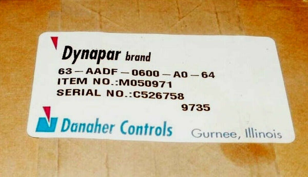 Dynapar Brand M050971 | C526758 9735 | Danaher Controls Rotopulser Encoder