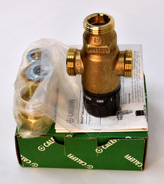 Caleffi 521519AC 3/4" 3-way Thermostatic Mixing Valve