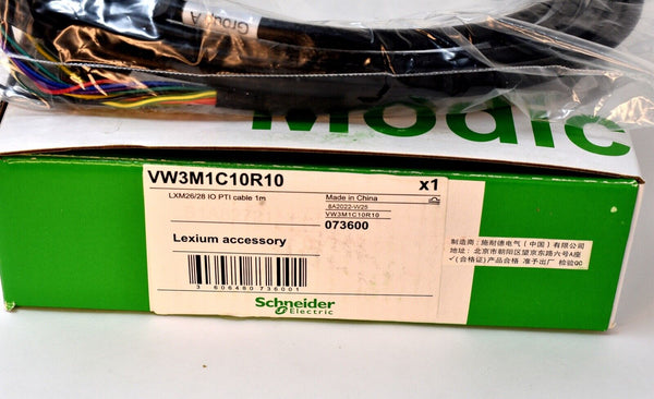 Schneider Electric VW3M1C10R10 LXM26/28 IO PTI Connection Cable, 1 Meter