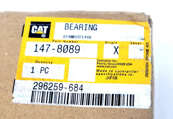 Caterpillar 147-8089 Single Row Ball Bearing - CAT Ball Bearing