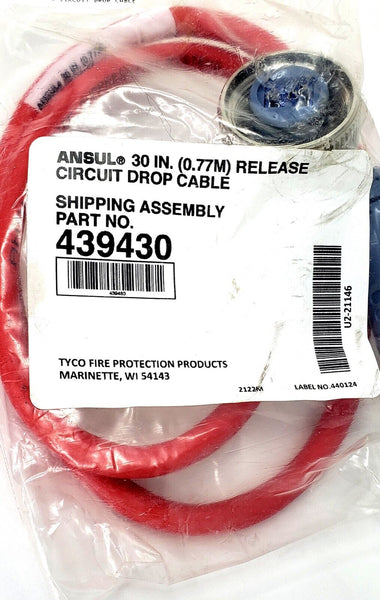 Ansul 439430 30in Release Circuit Drop Cable, 30in, IP67