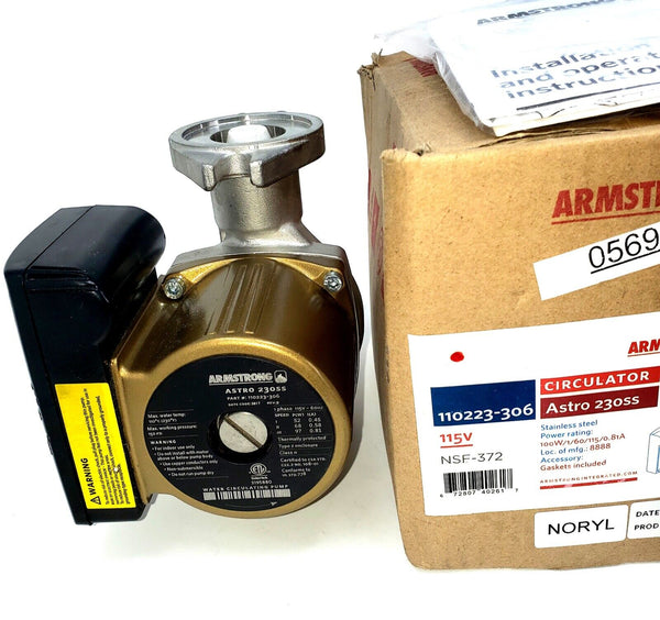 Armstrong 230SS Astro 3-Speed Wet Rotor Circulator 110223-306