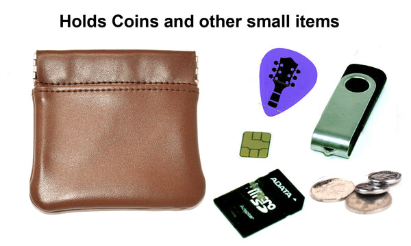 Coin Holder with 3 Pockets | Multi-Purpose to Hold Change, Cards and Small Items
