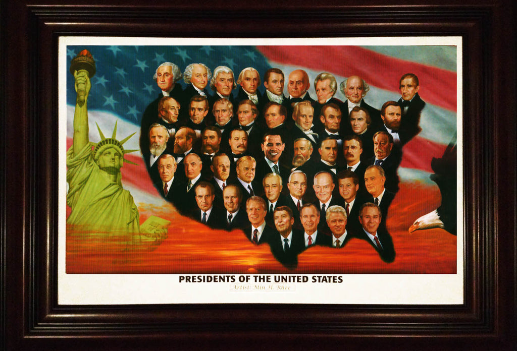 Presidents of United States Poster Limited Edition Barack Obama Rare Edition