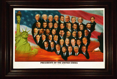 Presidents of United States Poster Limited Edition Barack Obama Rare Edition